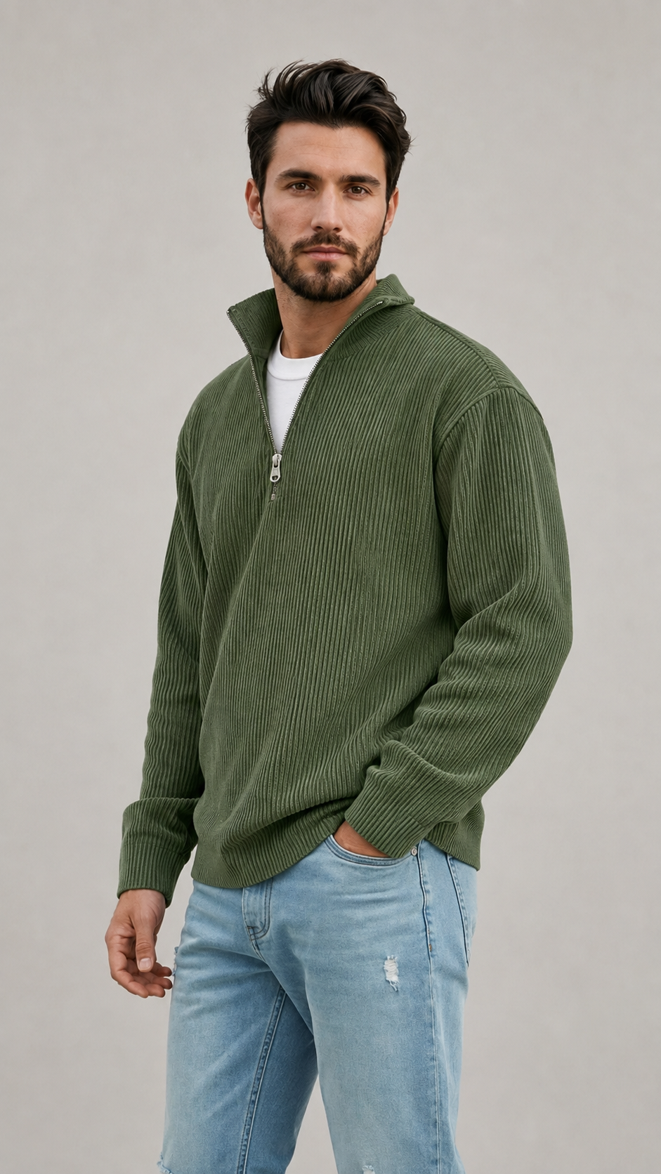 Cord Army Green